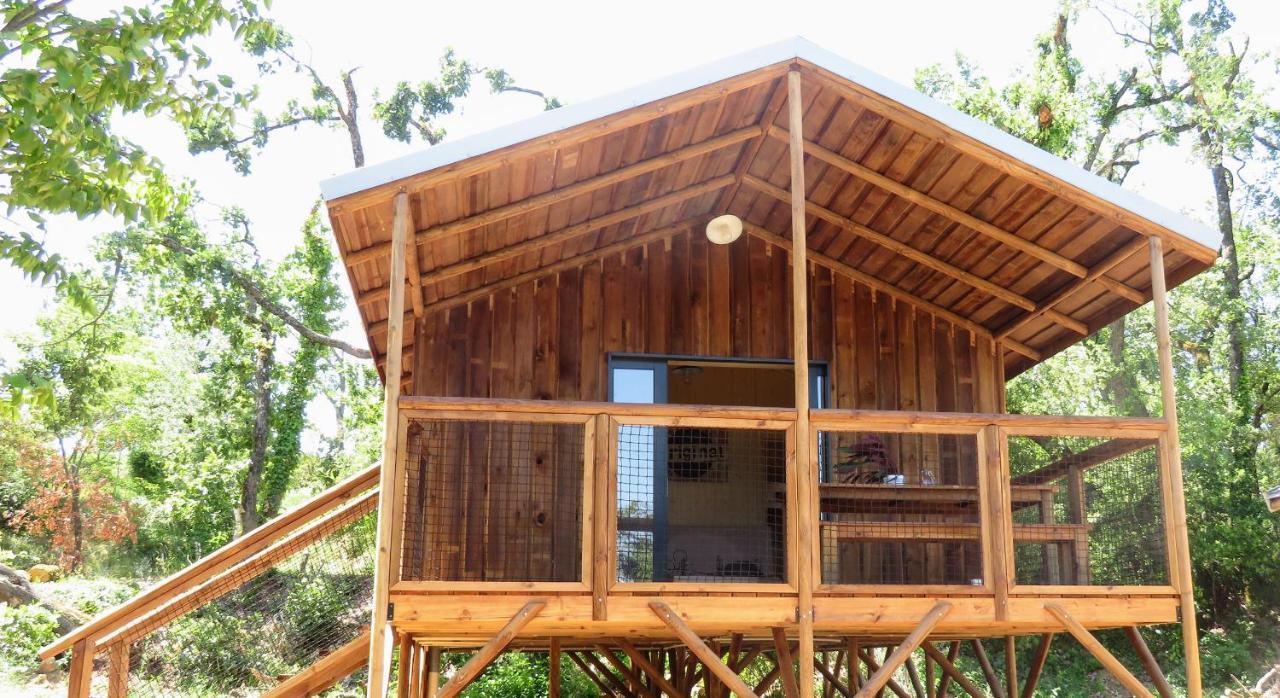 Lodges Du Camping Les 4 Saisons Grane Esterno foto